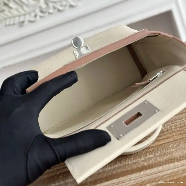 Affordable 24 Hardware In Palladium 24 Mini White Bag Evercolor Hermes Leather Swift 0507